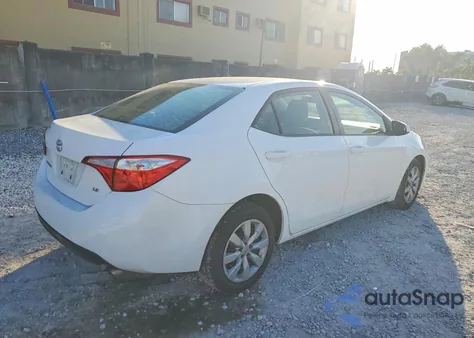 2015 Toyota Corolla L из США, поврежденный, VIN 2T1BURHE4FC306490